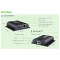 Extender Techly HDMI Cat.6 HDBitT z IR 1080p*60Hz do 120m - 1527012