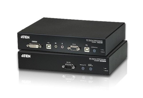 Extender światłowodowy KVM ATEN HDBaseT DVI/USB/AUDIO CE680 (CE680-AT-G) 600m - 973061