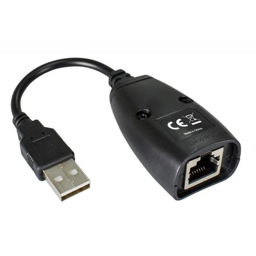 Extender Przedłużacz Techly USB do 50m po kablu sieciowym RJ45 - 1380168
