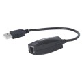 Extender Przedłużacz Manhattan USB po kablu sieciowym RJ45 do 60m - 1379371