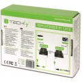 Extender HDMI Techly EXT-E70I po skrętce Cat. 5e/6/6a/7, do 60m, z odbiornikiem IR, czarny - 1331558