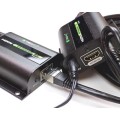 Extender HDMI Techly EXT-E70I po skrętce Cat. 5e/6/6a/7, do 60m, z odbiornikiem IR, czarny - 1463635