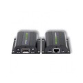 Extender HDMI Techly EXT-E70I po skrętce Cat. 5e/6/6a/7, do 60m, z odbiornikiem IR, czarny - 786004