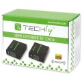 Extender HDMI Techly EXT-E70 po skrętce Cat. 6/6a/7, do 60m, Full HD 3D, czarny - 1311186