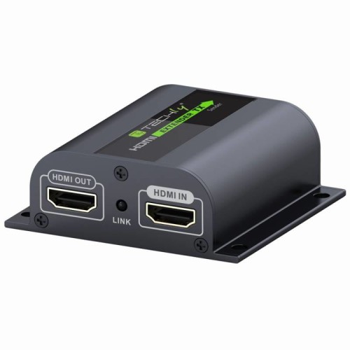 Extender HDMI Techly EX-HL21D  po skrętce Cat. 6/6a/7, do 60m, Full HD z IR, czarny IDATA - 1128139