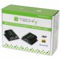 Extender HDMI Techly EX-HL21D  po skrętce Cat. 6/6a/7, do 60m, Full HD z IR, czarny IDATA - 1128140