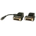 Extender DVI-D LINDY Single Link Extender Cat.6 70m czarny - 1378576