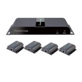 Extender / Splitter Techly HDMI 1x4 1080p 60Hz po skrętce Cat.6 do 40m - 1462928