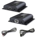 Extender / odbiornik Techly HDMI 1080p*60Hz HDBitT do 120m Cat.6 z IR - 1527017