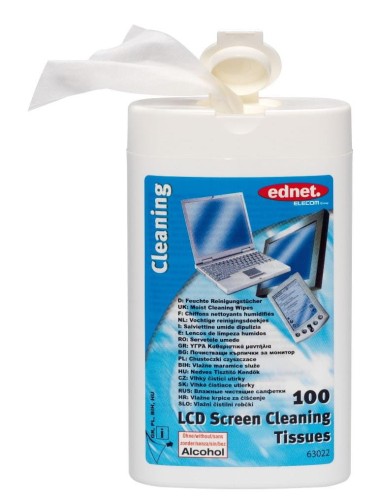 Chusteczki do czyszczenia ekranów Ednet 100szt - 975498