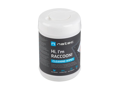 Chusteczki czyszczące Natec Raccoon cleaning wipes 100 szt - 1589883
