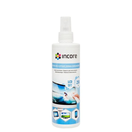 Płyn do czyszczenia ekranów INCORE 250 ml atomizer - 975618