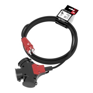 Rozdzielacz KERG W2240 5m 3×1,5mm2 H05RR-F 250V czarny