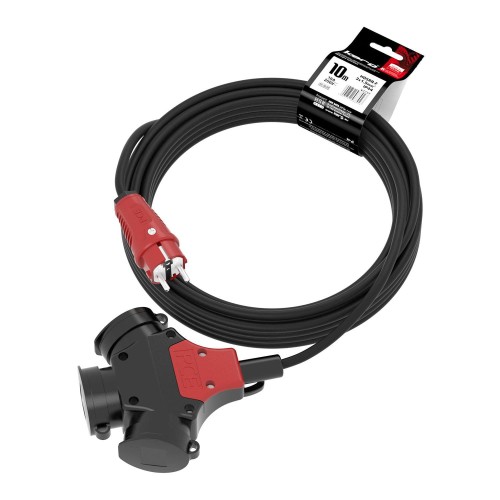 Rozdzielacz KERG W2239 10m 3×1,5mm2 H05RR-F 250V czarny - 1321254