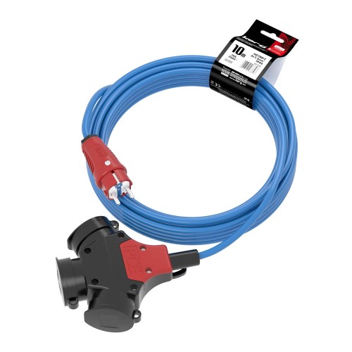 Rozdzielacz KERG W2168 10m 3×1,5mm2 H07BQ-F 250V niebieski - 1321252