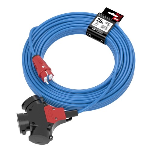 Rozdzielacz KERG W2167 25m 3×1,5mm2 H07BQ-F 250V niebieski - 1321263