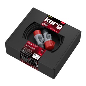 Przedłużacz siłowy KERG W2254 10m 5×1,5mm2 H05RR-F 400V czarny