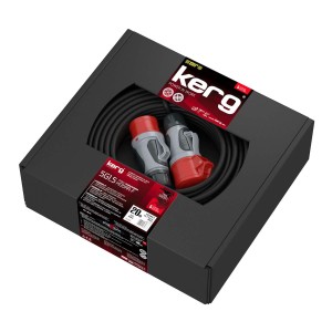 Przedłużacz siłowy KERG W2253 20m 5×1,5mm2 H05RR-F 400V czarny