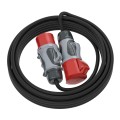 Przedłużacz siłowy KERG W2251 10m 5×2,5mm2 H05RR-F 400V czarny - 1321232