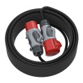 Przedłużacz siłowy KERG W2250 20m 5×2,5mm2 H05RR-F 400V czarny - 1321240