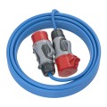 Przedłużacz siłowy KERG W2152 10m 5×1,5mm2 H07BQ-F 400V niebieski - 1321231