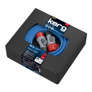 Przedłużacz siłowy KERG W2151 20m 5×1,5mm2 H07BQ-F 400V niebieski