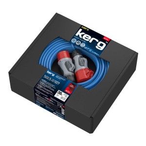 Przedłużacz siłowy KERG W2150 30m 5×1,5mm2 H07BQ-F 400V niebieski