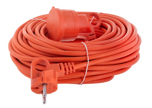 Przedłużacz ogrodowy Acar PS-2P 2X1 20m pomarańczowy - 1546504