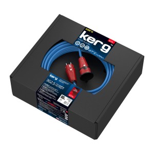 Przedłużacz KERG W2157 10m 3×2,5mm2 H07BQ-F 250V niebieski