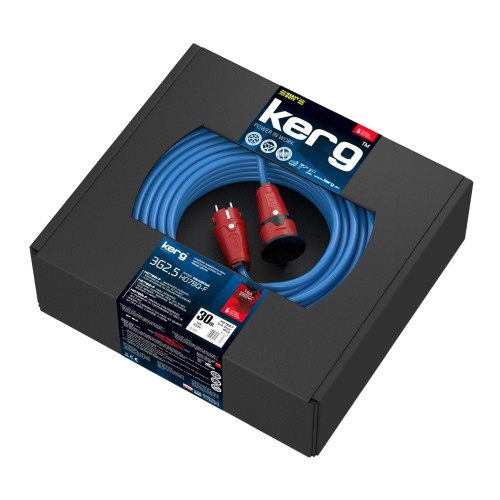 Przedłużacz KERG W2153 30m 3×2,5mm2 H07BQ-F 250V niebieski - 1321242