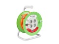 Przedłużacz bębnowy Armac 20m 4x2p+Z, 10A, 2300W, przewód 3x1mm H05VV-F - 975047