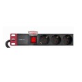 Listwa zasilająca Techly Rack 1U, 8xSchuko 2m - 1385982