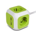 Listwa zasilająca przedłużacz GreenBlue GB118 MagicCube poczwórne gniazdo prądowe, 2 wejścia USB 1,4m - 1039383