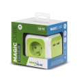 Listwa zasilająca przedłużacz GreenBlue GB118 MagicCube poczwórne gniazdo prądowe, 2 wejścia USB 1,4m - 1039384