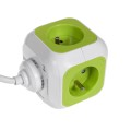 Listwa zasilająca przedłużacz GreenBlue GB118 MagicCube poczwórne gniazdo prądowe, 2 wejścia USB 1,4m - 1039382