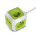 Listwa zasilająca przedłużacz GreenBlue GB118 MagicCube poczwórne gniazdo prądowe, 2 wejścia USB 1,4m - 1039379