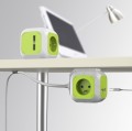 Listwa zasilająca przedłużacz GreenBlue GB118 MagicCube poczwórne gniazdo prądowe, 2 wejścia USB 1,4m - 1039381