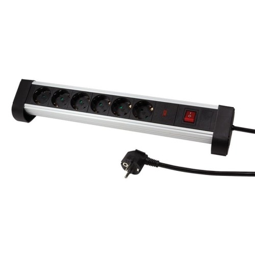 Listwa zasilająca LogiLink LPS215 6 gniazd ON/OFF 1,4m - 1321338