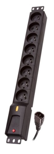 Listwa zasilająca Lestar LZRM  810  BW  G-A K.:CZ  1,5M IEC320 - 914451