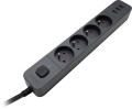 Listwa zasilająca Defender SFS 135 5 m, 4 gniazda, 3x USB - 1468664