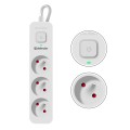 Listwa zasilająca Defender SFS 131 1,5 m, 3 gniazda, biała - 1527824