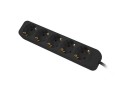 Listwa przedłużacz Lanberg 3m czarna 5x 230V Schuko, kabel wykonany z pełnej miedzi - 1385523