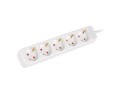 Listwa przedłużacz Lanberg 3m biała 5x 230V Schuko, kabel wykonany z pełnej miedzi - 1385525