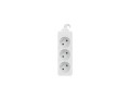 Listwa przedłużacz Lanberg 3m biała 3x 230V PL, kabel wykonany z pełnej miedzi - 1385455