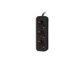 Listwa przedłużacz Lanberg 1,5m czarna 3x 230V Schuko, kabel wykonany z pełnej miedzi - 975248