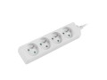 Listwa przedłużacz Lanberg 1,5m biała 4x 230V PL, kabel wykonany z pełnej miedzi - 685325