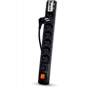 Listwa przeciwprzepięciowa Acar USB 3,0m czarna