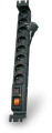 Listwa przeciwprzepięciowa Acar S8 FA RACK 1,5m czarna - 1340139