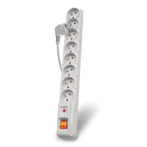 Listwa przeciwprzepięciowa Acar S8 3m szara automat - 752455