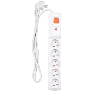 Listwa zasilająca Acar F5 (1,5m ; szary)